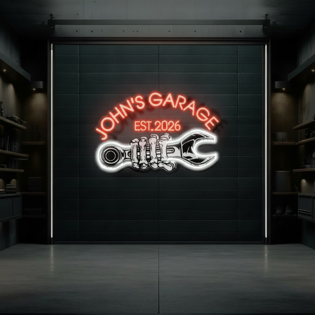 Custom Garage Neon Sign for Men Garage Led Neon Sign - Image 2