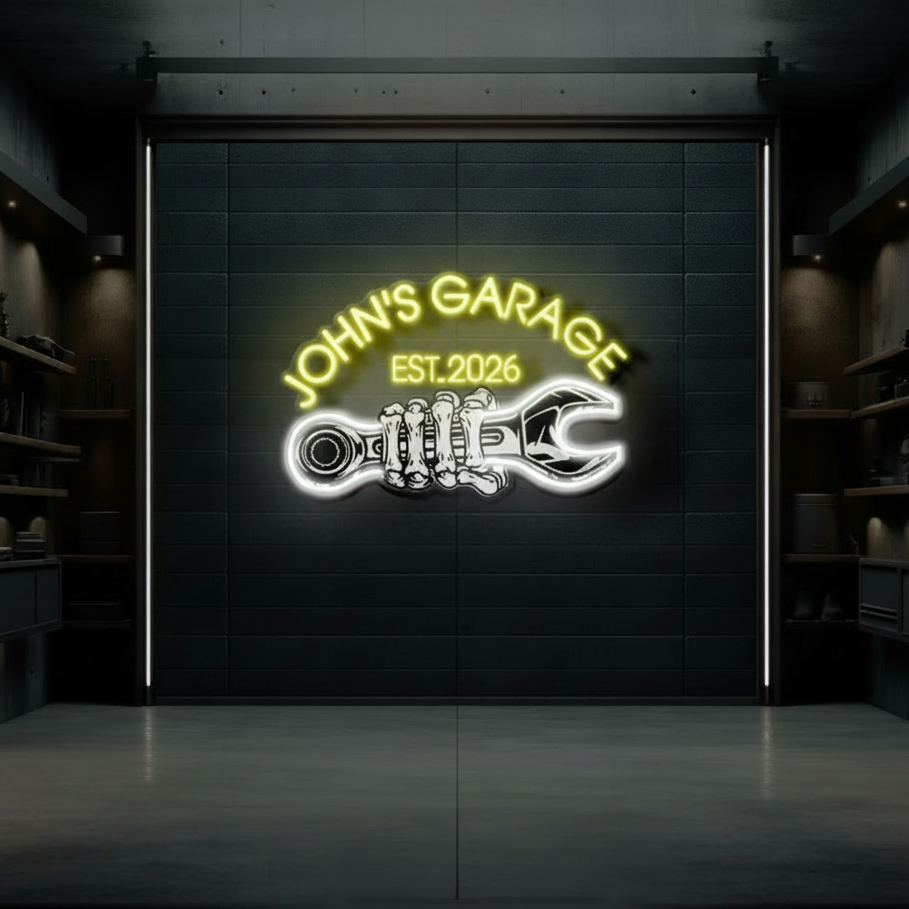 Custom Garage Neon Sign for Men Garage Led Neon Sign - Image 3