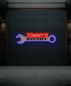 Alternative view of Custom Neon Sign Garage Gift for Men