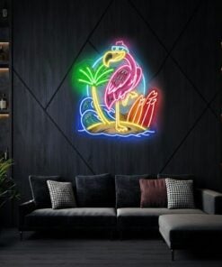 Flamingo Neon Sign Hello Summer Led Neon Sign