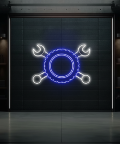 Alternative view of Garage Neon Sign for Men Garage Decor Sign Light