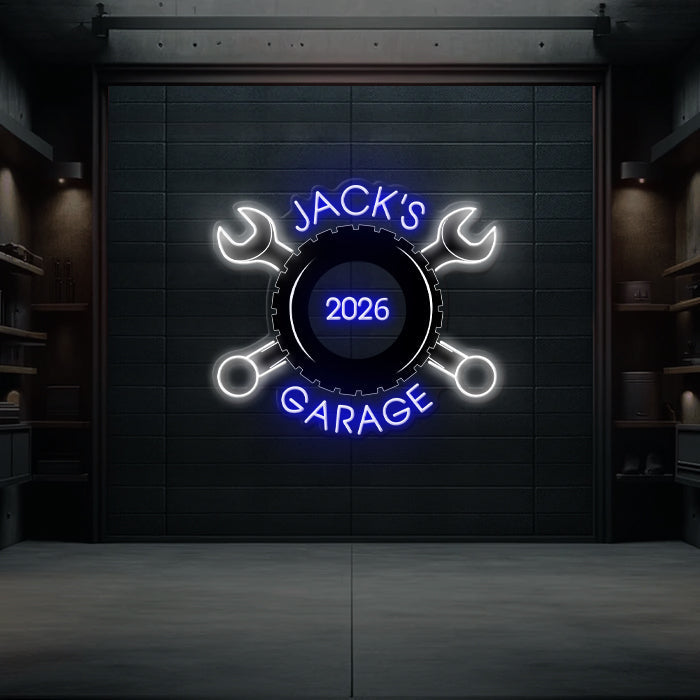 Garage Neon Sign for Men Garage Decor Sign Light - Image 4