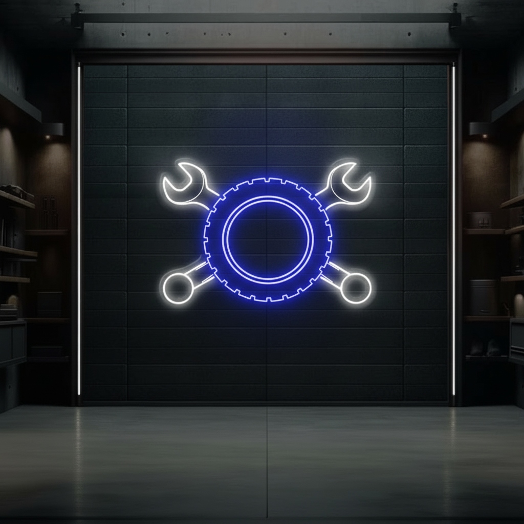 Garage Neon Sign for Men Garage Decor Sign Light - Image 2