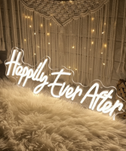 Alternative view of Happily Ever After Wedding Neon Signs