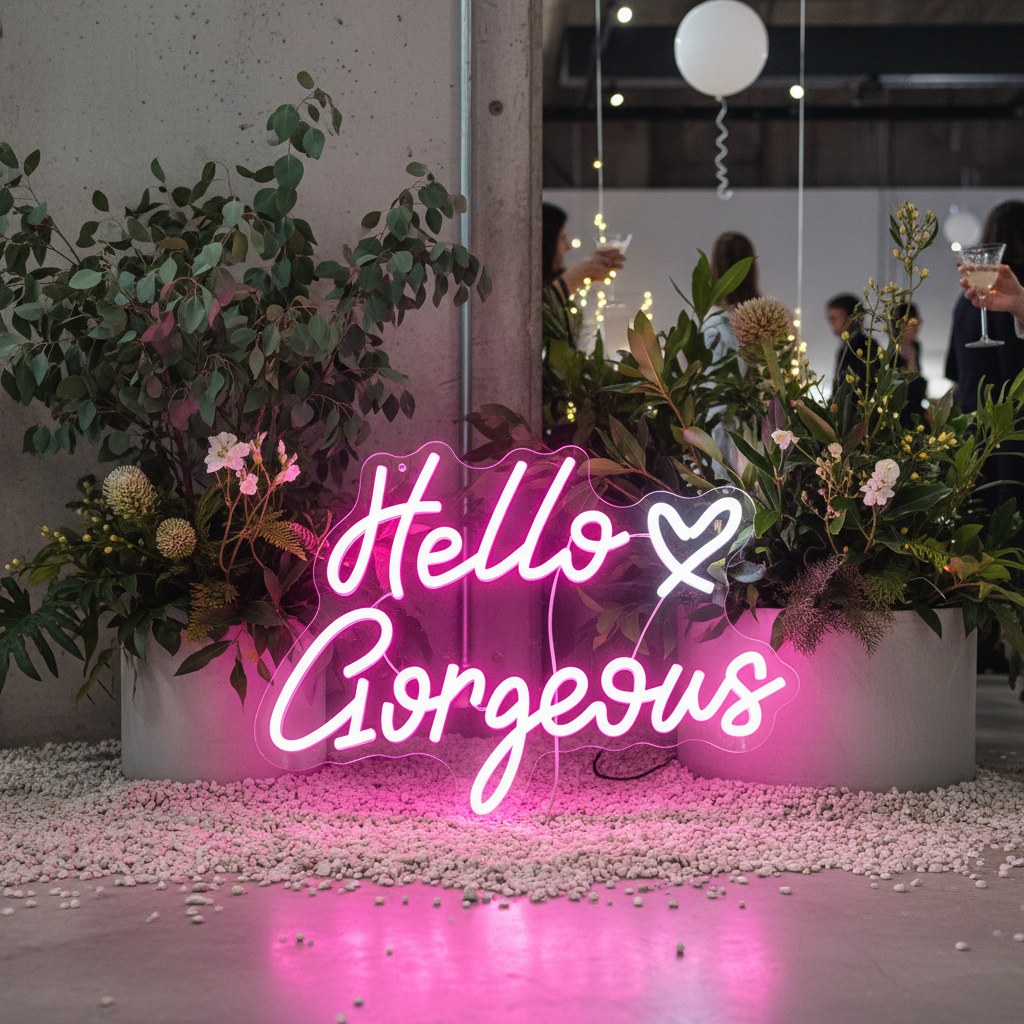 Hello Gorgeous Neon Sign for Home&Shop&Party Decor - Image 3