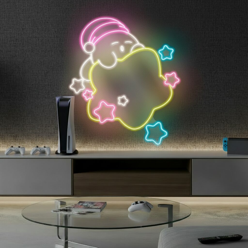 Kirby Neon Sign Anime Led Neon Sign - Image 5