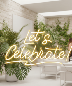 Let’s Celebrate Led Neon Sign