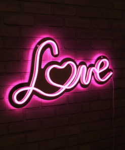 Alternative view of Love Neon Sign Mirror Neon Sign