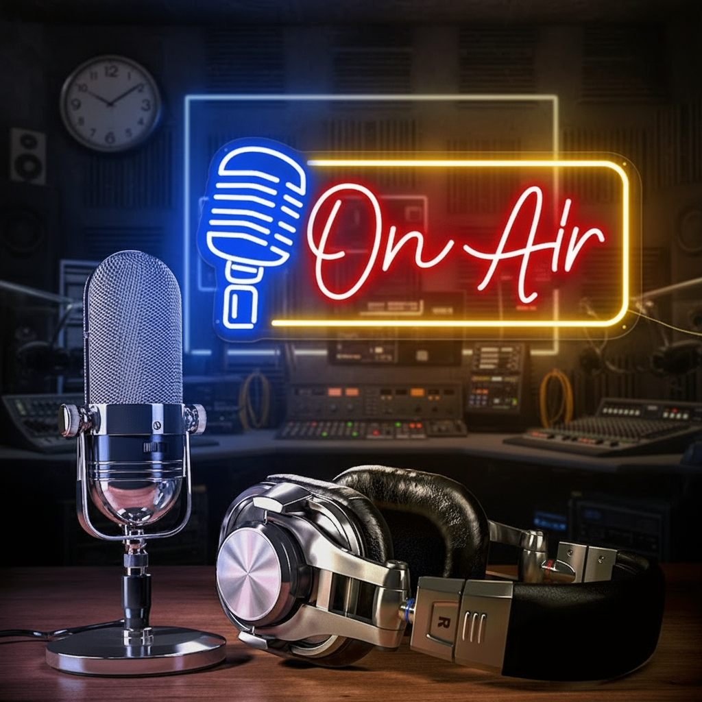 On Air Neon Sign Light Game Room Studio Neon Decor - Image 3