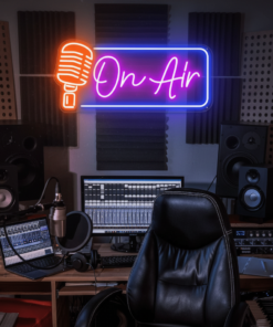 Alternative view of On Air Neon Sign Light Game Room Studio Neon Decor