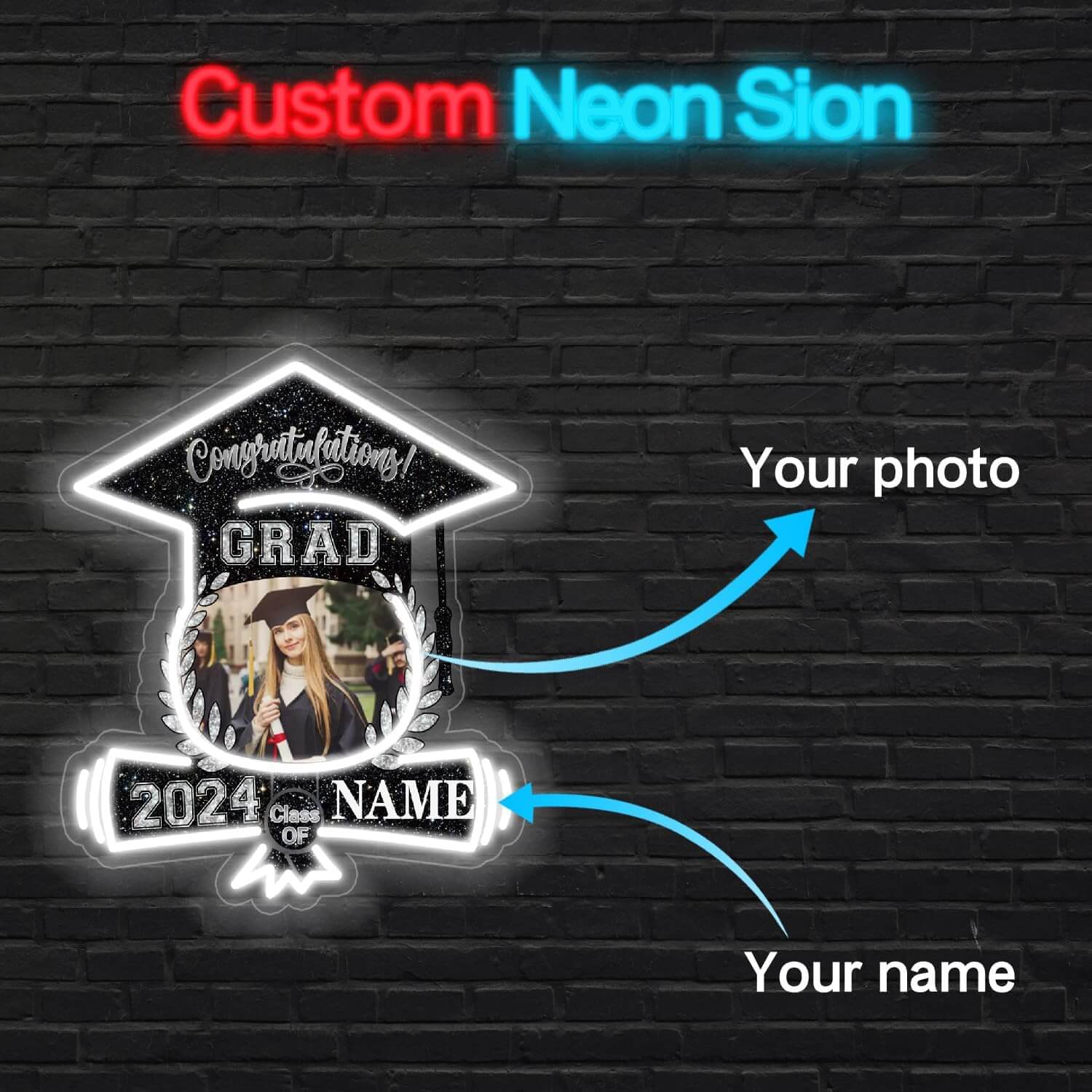 Personalized 2025 Graduation Gift Neon Signs - Image 10
