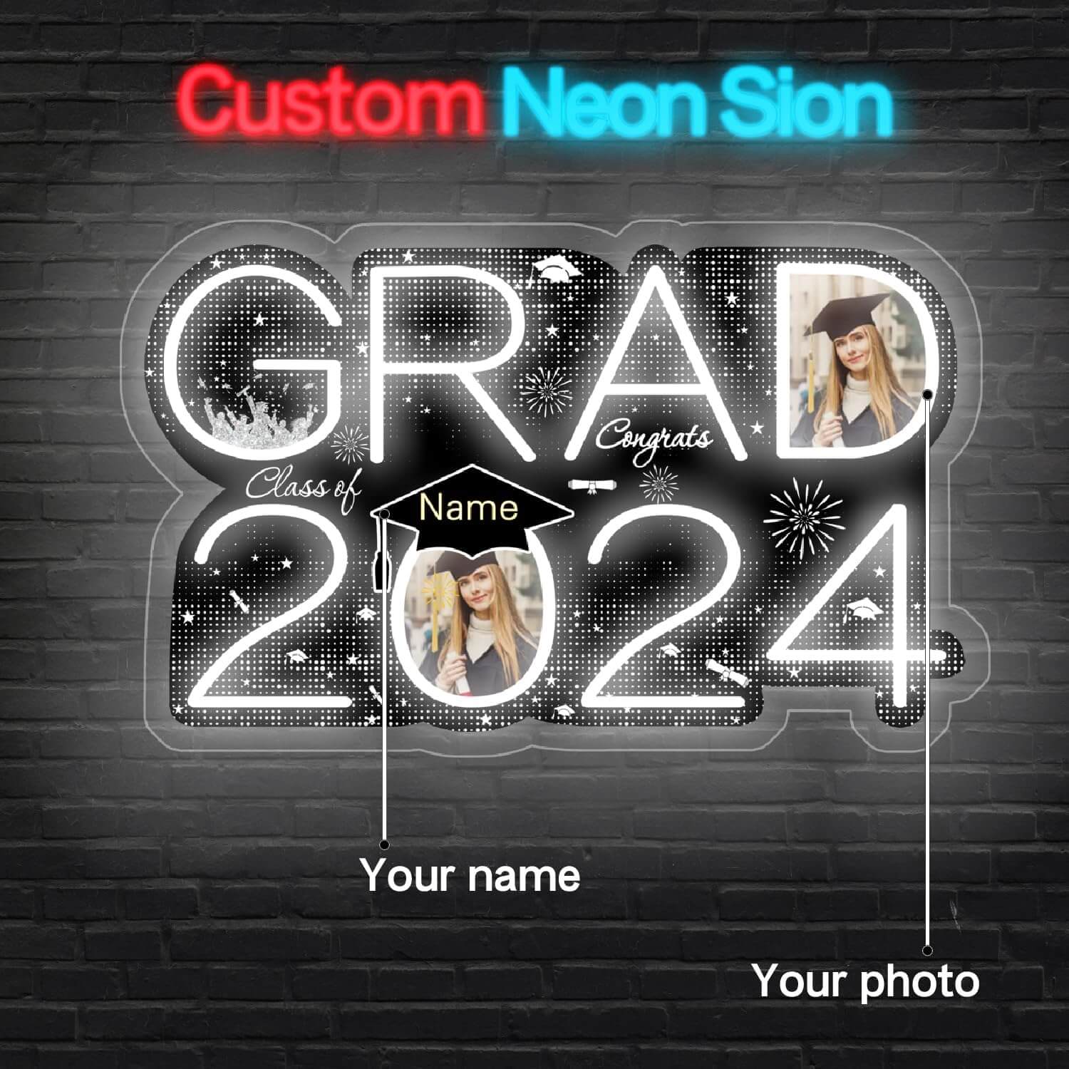 Personalized 2025 Graduation Gift Neon Signs - Image 12