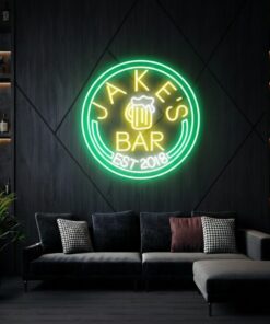 Alternative view of Custom Beer Bar Neon Signage Bar Name Neon Sign
