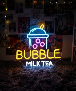 Alternative view of Bubble Milk Tea Neon Signs