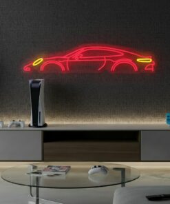 Alternative view of Car Led Neon Sign Man Cave Decor Sign Unique Festival Gift
