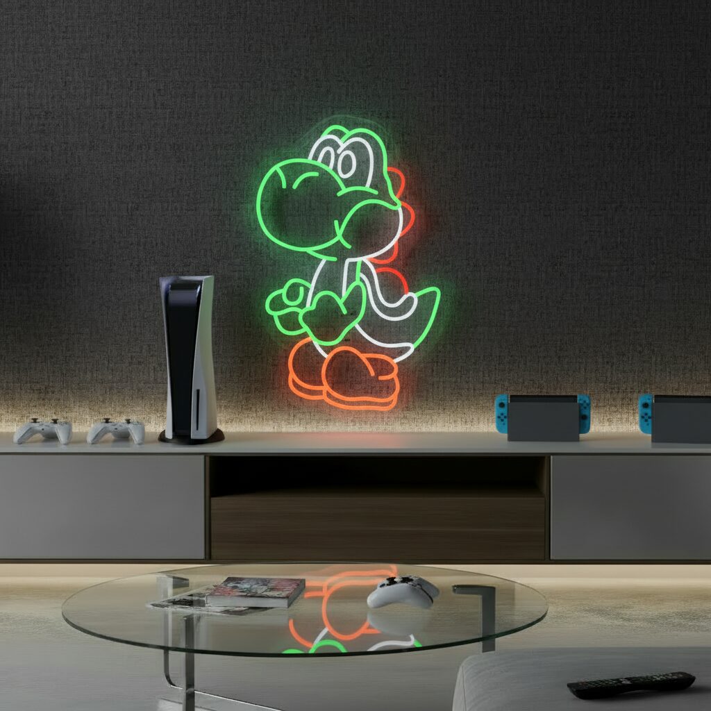 Anime Neon Sign Dinosaurs Neon Sign Bedroom Wall Decor Sign - Image 3