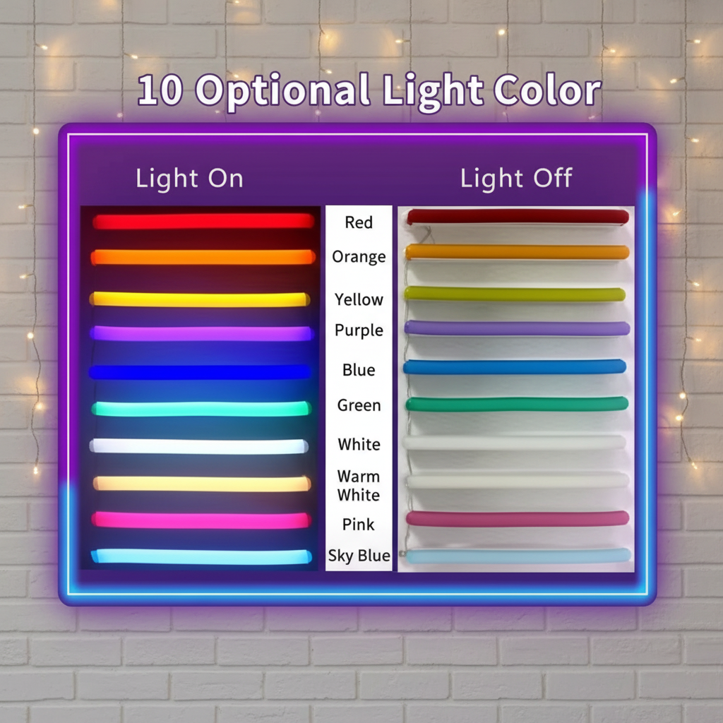 Til We Are Ghosts Neon Sign for Wedding&Home Decor - Image 5