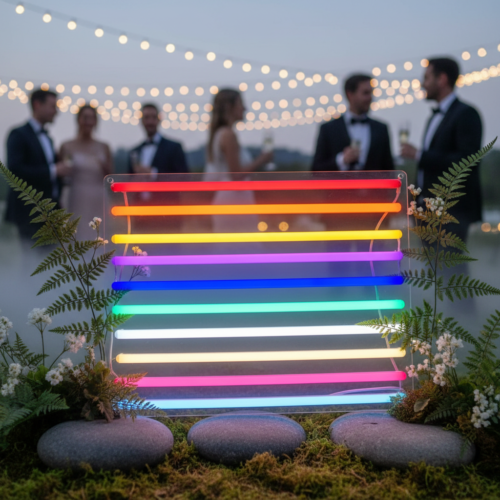 Congrats Neon Sign for 2025 Graduation Party Decor - Image 2