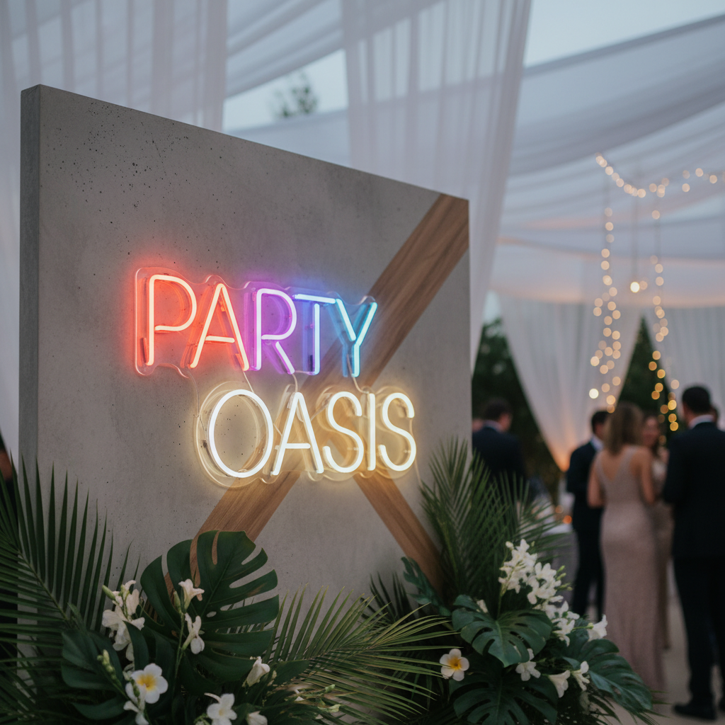 Oh Baby Neon Sign for Baby Shower Party Decor - Image 4