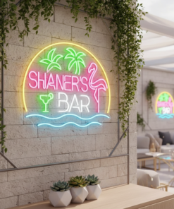 Flamingo Led Neon LED Sign Custom Name Pool Bar Neon Sign