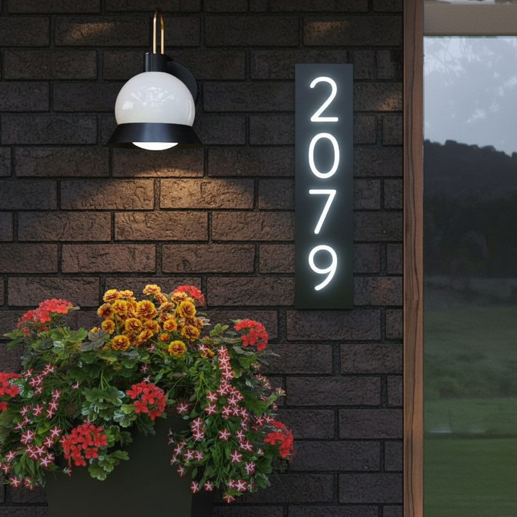 Personalized House Number Plaque Custom Address Plaque - Image 3