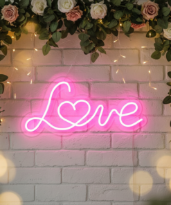 Alternative view of Love Neon Sign