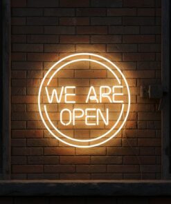 We Are Open Neon Sign Shop&Bar Open Led Sign