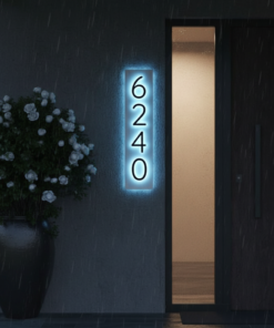 Alternative view of Personalized House Number Plaque Custom Address Plaque