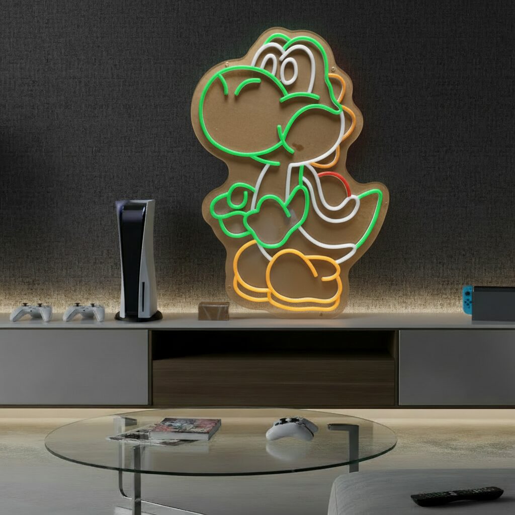 Anime Neon Sign Dinosaurs Neon Sign Bedroom Wall Decor Sign - Image 2