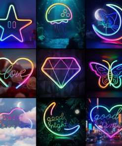 Mirror Neon Sign for Home&Shop Decor