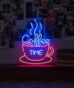 Coffee Time Led Neon Sign Shop Decor Sign