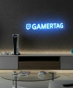 Custom Twitch Username Led Neon Sign Gaming Room Neon Sign