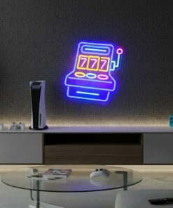 Alternative view of Games Console Blues Neon Sign for Gaming Room Decor