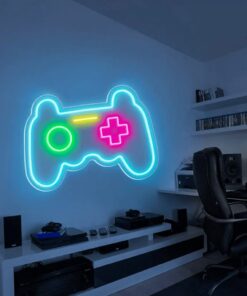 Alternative view of Gamepad LED Neon Lights Sign Gaming Room Wall Decor