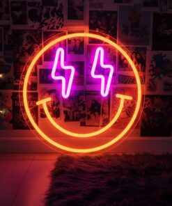 Smile Neon Sign for Shop&Home Decor