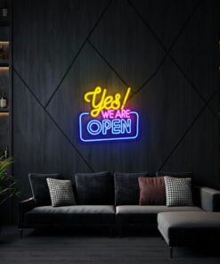 Yes Open Neon Sign Shop&Bar Open Led Sign