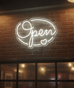 Alternative view of Open Neon Sign for Business Led Neon Sign
