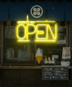 Alternative view of Open Neon Sign Business Shop Led Light Sign