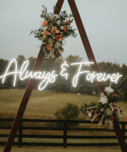 Always & Forever Led Neon Sign Wedding Party Decor